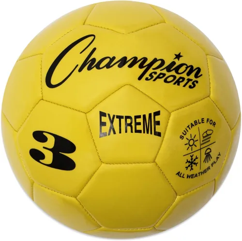 Miniatura 23 de Champion Sports Extreme Series - Balón de fútbol – Tamaños 3, 4, 5, tacto suave, para todo clima, alta retención de aire, pelotas de liga