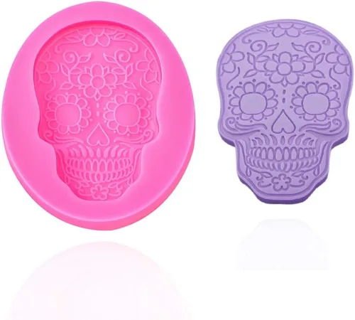 Miniatura 11 de Molde de fondant de corazón humano, moldes de silicona para Halloween anatómico cerebro y corazón, puede hornear pastel, decoración de cupcakes