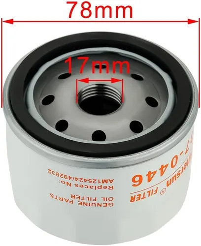 Miniatura 3 de 492932 Filtro de aceite para Brigs and Straton 492932S 696854 695396 John Deere AM125424 GY20577 LG492932S Kawasaki 49065-7007 49065-0721
