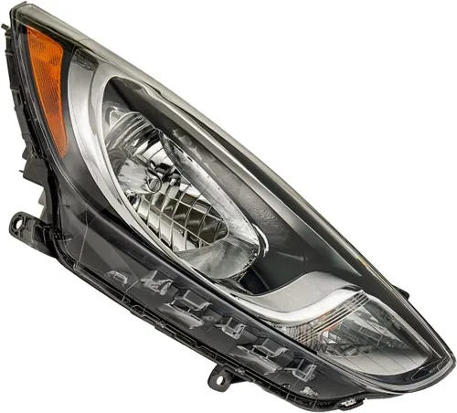 Miniatura 4 de ALLIGATOR AUTO LIGHTS Compatible con Hyundai Accent GLS, GS y SE 2012-2014, juego de montaje de faros delanteros halógenos CAPA, lado izquierdo