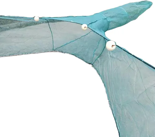 Lawaia Redes de camarones para trampa de peces de camarón, trampa portátil de cangrejos plegable, red de pesca de pececillos, red de arrastre de