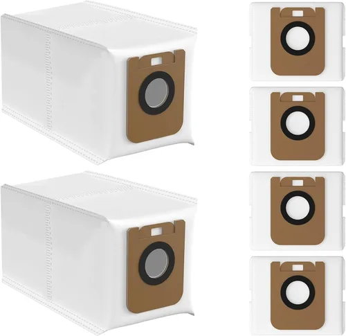 Bolsa para el polvo compatible con Dreametech D10 Plus Robot Aspirador Bolsas Accesorios para recoger basuras Paquete de 6