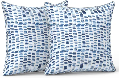 Miniatura 16 de LVTXIII Juego de 2 almohadas lumbares para patio, 12 x 20 pulgadas, resistentes a la decoloración, para exteriores con interiores, cojines lumbares