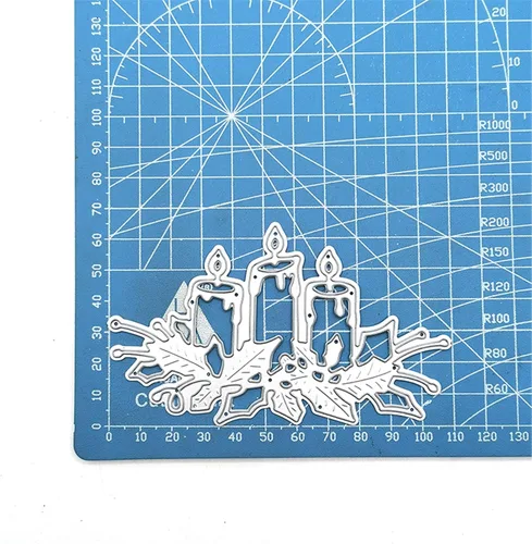 Miniatura 6 de Troqueles de álbum de recortes, troqueles de corte de metal de Navidad para hacer tarjetas, plantilla de perforación para manualidades de papel