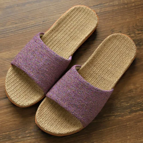 Miniatura 6 de WALLDOR Promociona las pantuflas de circulación sanguínea, sandalias de reflexología saludable, pantuflas de interior para parejas en casa, Beige