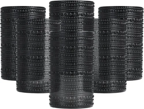 Miniatura 13 de D&V By Fortessa Jupiter - Vaso para bebidas heladas, 385 ml, juego de 6 Rojo