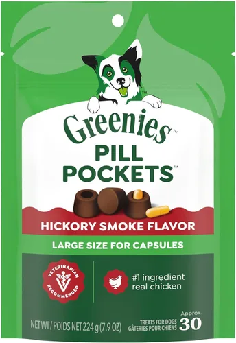 Miniatura 15 de Greenies Pill Pockets con dulces de mantequilla de maní real para perros, Mantequilla de cacahuate