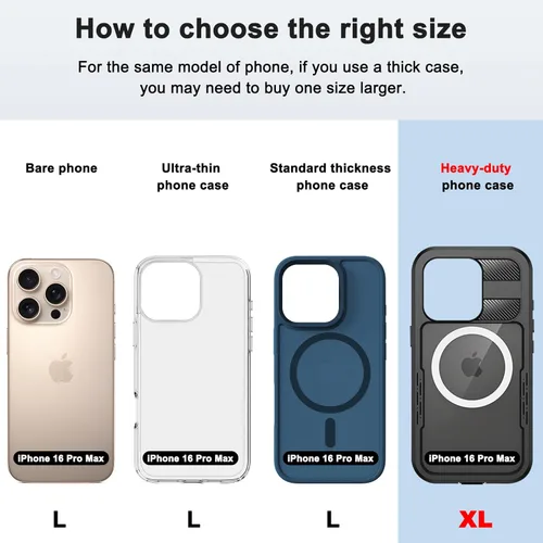 Miniatura 3 de Funda para teléfono celular con tarjetero y clip para cinturón para hombres para iPhone 17 Pro Max, Samsung Galaxy S25 S24 S23 S22 S21 S20 Ultra A16