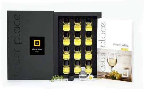 Miniatura 3 de TASTERPLACE Set de aromas - 12 aromas de vino blanco - para sumilleres y amantes del vino - Entrena tu nariz - Herramienta de degustación.. 12