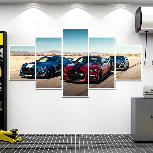 Miniatura 3 de Póster de automóvil deportivo, lienzo de automóvil deportivo americano musculoso, arte de pared para hombres, oficina, dormitorio, sala de estar