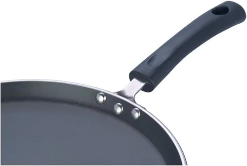 Miniatura 2 de Vinod Zest Omni Dosa Tawa - Plancha antiadherente (12 pulgadas), color negro