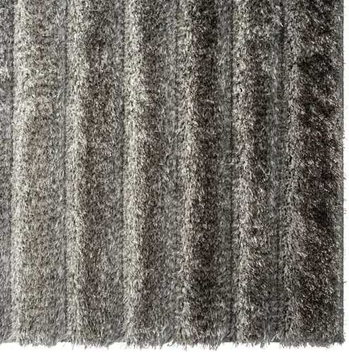 Miniatura 5 de LUXE WEAVERS Lantanas Collection 7119 - Alfombra geométrica moderna gris de 5 x 7 pulgadas