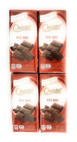 Choceur Barras de chocolate negro rico 1.4oz/40g paquete múltiple (20 barras)