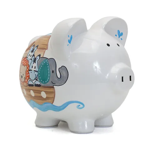 Miniatura 15 de Child to Cherish Cerdito de cerámica, diseño de globo aerostático