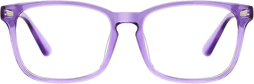 Miniatura 33 de TIJN Lentes de bloqueo de luz azul para mujeres y hombres, marco transparente cuadrado, anteojos nerd anti luz azul, gafas para pantalla
