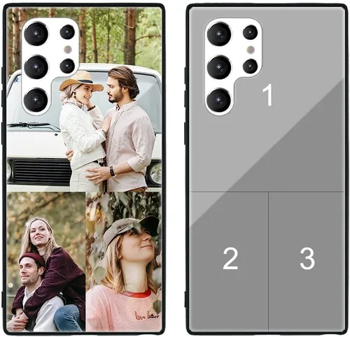 Miniatura 358 de Funda de teléfono personalizada para Samsung Galaxy S22+ / S22 Plus 5G, funda de TPU suave de vidrio templado antiarañazos personalizada con foto