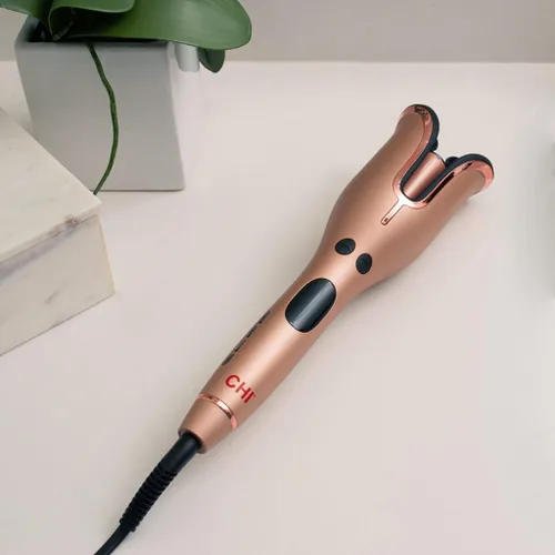 Miniatura 4 de CHI Spin N Curl, rizador para rizos y ondas saludables y brillantes sin esfuerzo, proporciona ajustes de temperatura preestablecidos para cada Oro