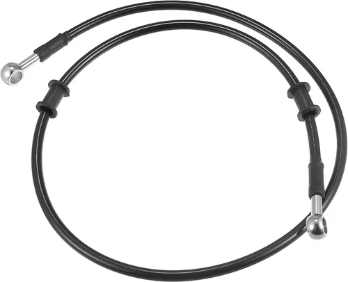 X AUTOHAUX 39.4 in 39.37" Longitud 0.394 in ID motocicleta hidráulico freno línea aceite manguera tubo 0° acero inoxidable trenzado cable para ATV