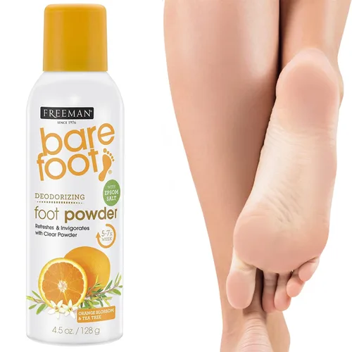Miniatura 3 de Freeman Bare Foot Spray desodorizante en polvo, 4.5 onzas (4.5 fl oz)
