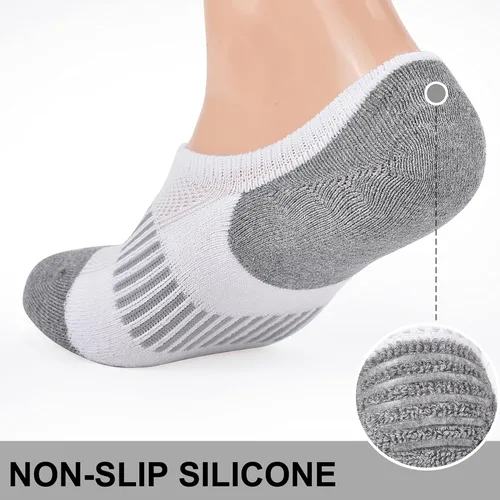 Miniatura 3 de Cozi Foot 6 pares de calcetines invisibles para mujer con cojín deportivo para correr