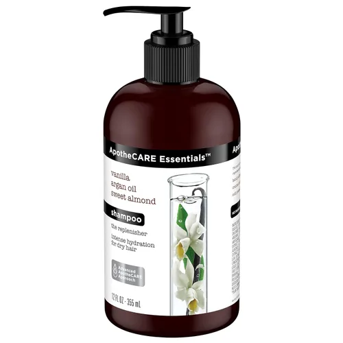 Miniatura 4 de ApotheCARE Essentials The Replenisher Champú Hidratante, Vainilla, Aceite de Argán, Almendra Dulce, 12 oz