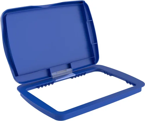 Miniatura 21 de Tapa para cubo de basura de 35 cuartos de galón, de la marca Rev-A-Shelf plateado