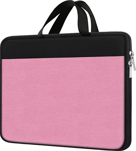 Miniatura 11 de Funda para portátil de 15.6 pulgadas, Bolso de Mano para Laptop de Viaje Duradero, Bolsa Protectora Anti-choque, Maletín de Transporte
