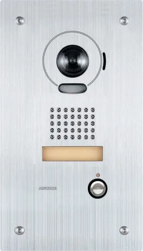 Aiphone Corporation is-DVF Video Door Station for is Series, Local Hardwired Video Portero, Acero Inoxidable, 10-7/16" x 5-15/16" x 1-5/8"