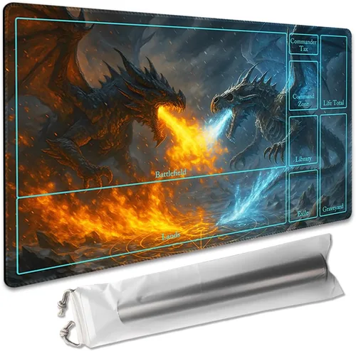 Miniatura 16 de Juego de mesa MTG de 14 x 24 pulgadas, compatible con OCG CCG RPG TCG Playmats (Call of Death)