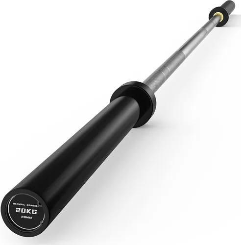 Miniatura 9 de PAPABABE 7FT Olympic Barbell 45 lb Barbell 2 INCH 1000lbs/1500lbs Capacity Olympic Bar with Moderate Knurling For Squats Curls Deadlifts