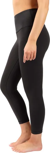 Miniatura 3 de 90 Degree By Reflex Capris de cintura alta a prueba de sentadillas - Capris de entrenamiento Interlink de 22 pulgadas