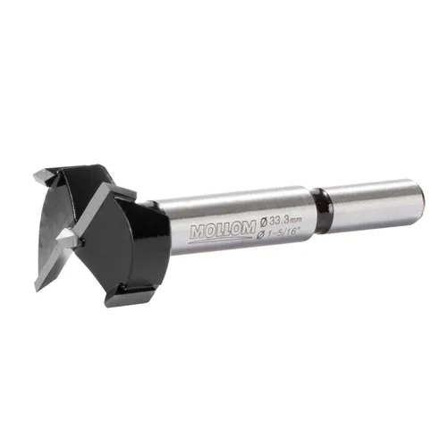 Miniatura 16 de Mollom Broca Forstner de 1/4" (6.3 mm) para carpintería precisa con un grosor de carburo YG8 duradero de 0.063 in, esta herramienta de corte