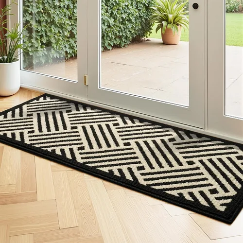 Miniatura 58 de GRANNY SAYS Tapete para puerta, de 32 x 20 pulgadas, tapete de bienvenida para exteriores, antideslizante, absorbe la suciedad para la entrada