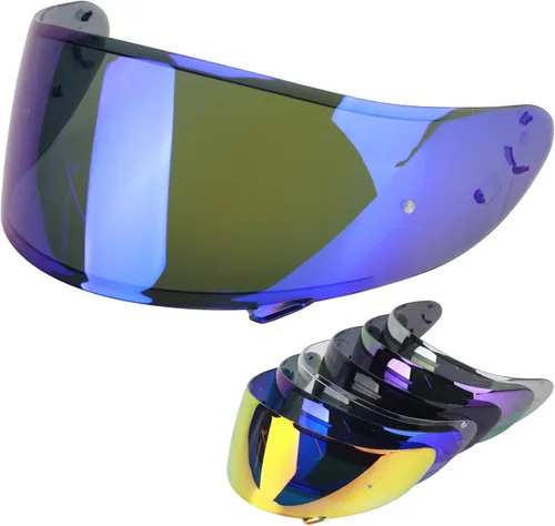 Visera para casco de motocicleta CWR-1 para RF-1200 X-14 Z7 X-Spirit UV Protect | Visera antiarañazos, actualización Clear Vision para cascos Azul