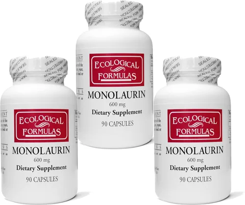 Miniatura 7 de Ecological Formulas Monolaurina de 600 mg - Dos botellas selladas individualmente 180