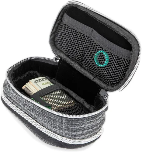 Miniatura 4 de DIME BAGS Bolsa de viaje acolchada para cápsulas con clip para llavero, acolchado interior para protección de vidrio y equipo, múltiples