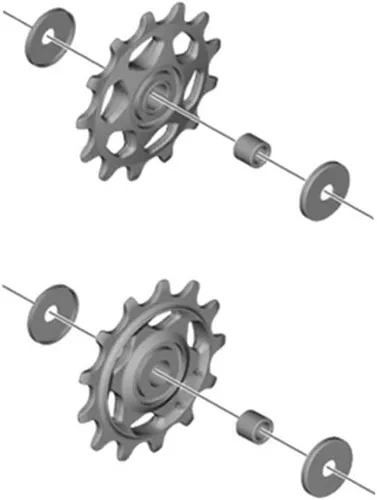 SHIMANO Spares RD-M5100 Juego de poleas de tensión y guía