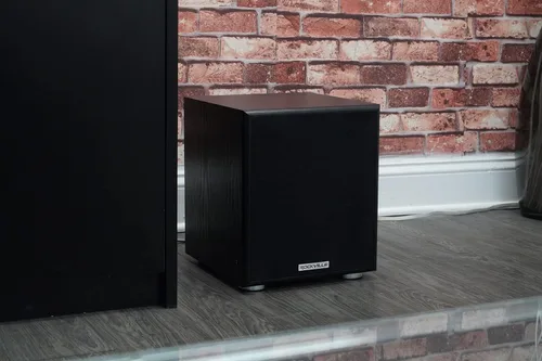 Miniatura 5 de Rockville Rock Shaker 6.5 Negro 200 W pico/100 W RMS amplificador eléctrico para cine en casa, Clase-D, Crossover ajustable, 20Hz-200Hz, diseño