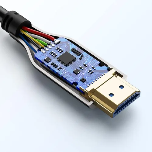 Miniatura 5 de Cable HDMI de fibra óptica de 30 pies, HDMI 2.0, 18Gbps, soporta 4K @ 60Hz, 4:4:4/4:2:2/4:2:0, HDR10, Dolby Vision, HDCP2.2, ARC,3D, delgado