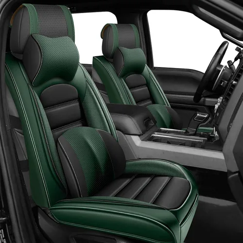 Miniatura 8 de Juego completo de fundas de asiento de automóvil para GMC Sierra 1500/2500/3500 Denali SLT AT4 AT4X Base Fundas de asientos 2008-2025, Protectores