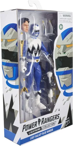 Miniatura 7 de Power Rangers Lightning Collection Lost Galaxy Blue Ranger - Figura de acción coleccionable de 6 pulgadas con accesorios