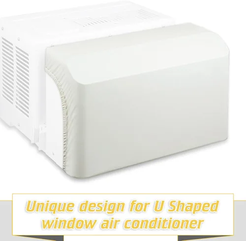 Miniatura 2 de Cubierta de aire acondicionado interior para unidades de aire acondicionado en forma de U, diseño duradero y resistente al viento para unidad de CA