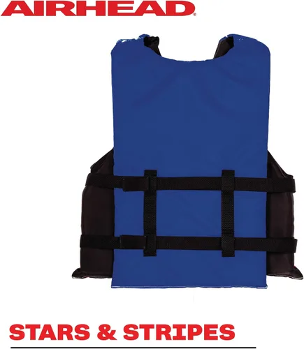 Miniatura 3 de Sportstuff - Chaleco salvavidas tipo III para niños, aprobado por la Guardia Costera de EE. UU., lados abiertos con 3 cinturones y hebillas, tela