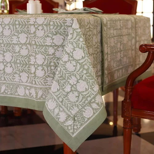 Miniatura 4 de Labhanshi Mantel redondo de 60 pulgadas, 4 plazas y rectangular, 72 x 108 pulgadas, mantel de 8 plazas para cocina, mesa de comedor, algodón