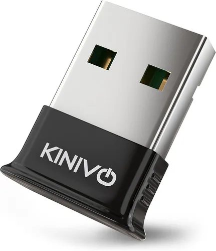 Adaptador USB Bluetooth Kinivo para PC BTD400 (dongle receptor Bluetooth 4.0, baja energía) - Compatible con Windows 11/10/8.1/8, Raspberry Pi,