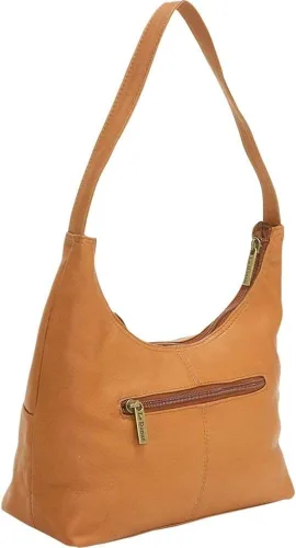Miniatura 4 de Le Donne Top Zip Hobo Bolso de mano - Colombiano Vaquetta Cuero Vaquetta Mujer