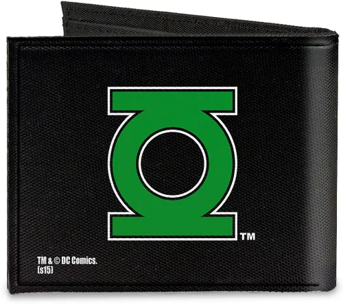 Miniatura 2 de buckle-down lona portafoliosLinterna Verde Logotipo Close-Up Negrogr accesorio