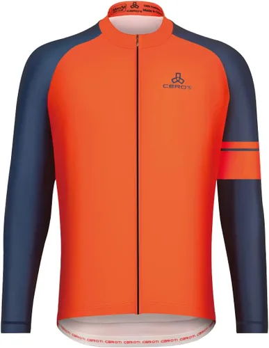 CEROTIPOLAR Club Fit UPF50+ - Camiseta de ciclismo ligera de manga larga para hombre, camisas de ciclismo que absorben la humedad, secado rápido