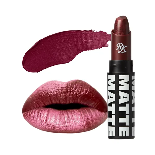 Miniatura 23 de Labial de Ruby Kisses, acabado mate, larga duración, altamente pigmentado, de aplicación suave, maquillaje de labios de cobertura total
