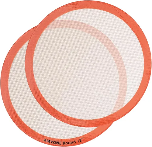 Miniatura 14 de AMYONE Alfombrilla para hornear de silicona de un cuarto, 2 piezas de alfombrillas para hornear de silicona antiadherente, hoja para galletas